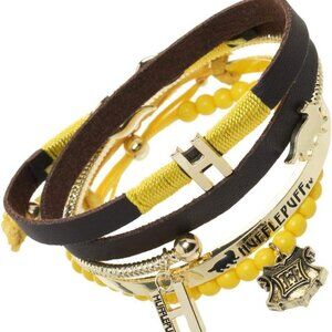 Harry Potter Hufflepuff Friendship Bracelet Gift Set 4 Pack for Women